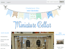 Tablet Screenshot of miniaturecellar.com